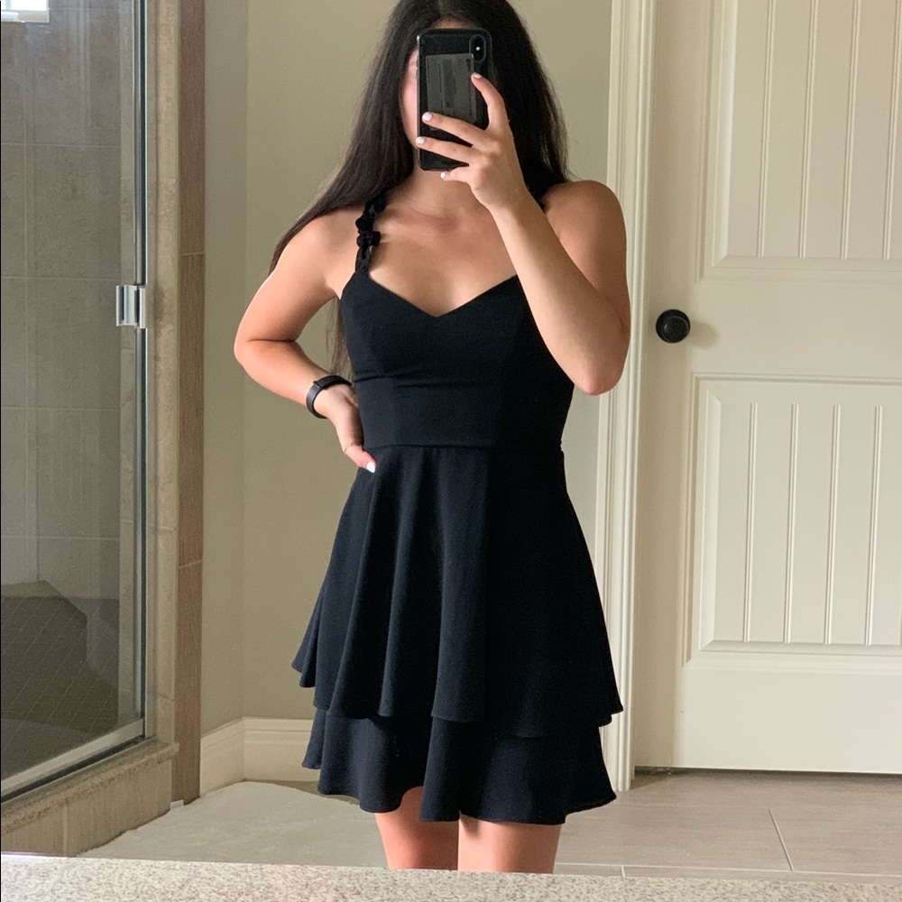 Nordstrom Black Mini Dress
